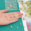 12Pcs 6 Style Alloy Stud Earring Findings EJEW-CA0001-06-3