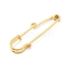 Ion Plating(IP) 304 Stainless Steel Safety Pins Brooch Findings STAS-K252-05A-G-01-1