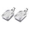 Non-Tarnish 304 Stainless Steel Pendants STAS-S119-009-01-4