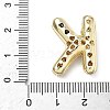 Brass Micro Pave Cubic Zirconia Pendants KK-Z108-02G-K-3
