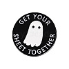 Halloween Theme Ghost Enamel Pins PW-WG83BE9-03-1