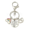 Teachers' Day Rainbow Alloy Enamel Keychains KEYC-TA00024-02-1