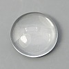 Flat Back Clear Transparent Dome Oval Shape Glass Cabochons Diameter 12mm for Photo Craft Jewelry Making GGLA-PH0002-02C-2