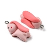 Opaque Resin Cartoon Pendants CRES-B015-04-3