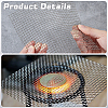 304 Stainless Steel Aquatic Plant Repellent Sheet AJEW-WH0248-606-4
