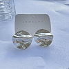 304 Stainless Steel Stud Earrings WH-WG77CCF-02-1