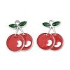 Alloy Enamel Pendants FIND-C087-02P-1