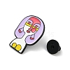 Abstract Lady Enamel Pins JEWB-R001-02EB-02-3