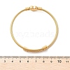 304 Stainless Steel Torque Bangles for Women BJEW-M042-08G-3