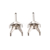 304 Stainless Steel Stud Earring Findings STAS-B091-02A-08P-1