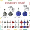 10Pcs Handmade Polymer Clay Rhinestone Pendants RB-YW0001-29A-3
