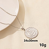 Stainless Steel Trinity Knot Pendant Necklaces NZ8633-9-1