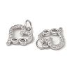 Eco-Friendly Brass Micro Pave Cubic Zirconia Pendants KK-M246-40P-2