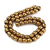 Synthetic Magnetic Hematite Beads Strands G-P545-H01-01-3