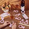 Paper Wine Glass Charms AJEW-WH0080-13F-3