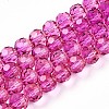 Baking Paint Transparent Glass Beads X1-DGLA-A035-T10mm-A03-1