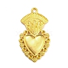 Alloy Pendant Rhinestone Settings PALLOY-H132-02G-04-1