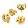 304 Stainless Steel Stud Earrings EJEW-I316-01G-Q-2