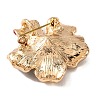 KC Gold Plated Alloy Crystal Rhinestone Brooches JEWB-L017-06KCG-2