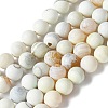 Natural Fire Crackle Agate Beads Strands G-G190-A02-01-1