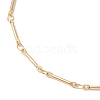 304 Stainless Steel Link Bar Chain Anklets for Women AJEW-AN00624-2