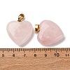 Natural Rose Quartz Pendants G-G287-01G-09-3