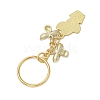 3Pcs 3 Styles Alloy Enamel Pendant Keychain KEYC-JKC00981-5