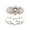 Alloy Snap Clasps FIND-WH0108-17P-2