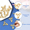 12Pcs 304 Stainless Steel Bowknot Connector Charms STAS-BBC0006-98-3