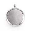 316 Surgical Stainless Steel Diffuser Locket Pendants STAS-P102-033G-3