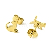 Cute Little Animal Theme 304 Stainless Steel Stud Earrings EJEW-B041-02D-G-2