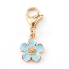 Zinc Alloy Enamel Pendants HJEW-JM00432-03-1