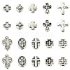 100Pcs 10 Styles Tibetan Styles Alloy Beads FIND-CJ0006-03-1