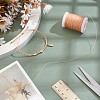 Twisted Waxed Polyester Cords OCOR-WH0104-32B-4