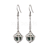 Glass Seed Beads Dangle Earrings EJEW-MZ00350-02-2