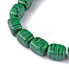 Synthetic Malachite Beads Strands G-F743-02J-4