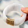 Resin Wide Bangels with Alloy Wire Wrapped for Women WG69B81-04-1