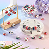 150Pcs Opaque Resin European Beads RESI-TA0004-72B-7