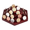 Wooden Coin Display Cases AJEW-WH0270-603-1
