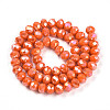 Electroplate Glass Beads Strands LS-EGLA-A034-P8mm-B29-3