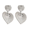 Titanium Steel Stud Earrings for Women EJEW-C110-15P-1