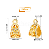 Tibetan Style Zinc Alloy Tube Bails TIBE-PH0001-27G-RS-2