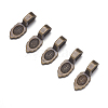 Tibetan Style Pendant Bails MAB3357Y-3