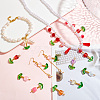 Handmade Lampwork Pendants PALLOY-AB00219-5