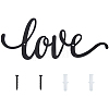 Iron Art Word Love Wall Ornaments HJEW-WH20004-18EB-1
