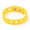 Unisex Silicone Cord Bracelets BJEW-M204-01A-3