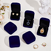 Flocking Jewelry Pendant Storage Boxes CON-WH0089-181B-4