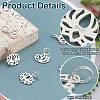 6Pcs 3 Styles 925 Sterling Silver Charms STER-PH0002-86-4