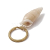 Natural Conch Shell Pendant Keychain KEYC-JKC00989-5