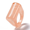 Transparent Acrylic Finger Rings RJEW-T010-10A-2